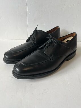 Allen Edmonds Black Leather Split Toe Derby Dress Shoes Size 9.5D